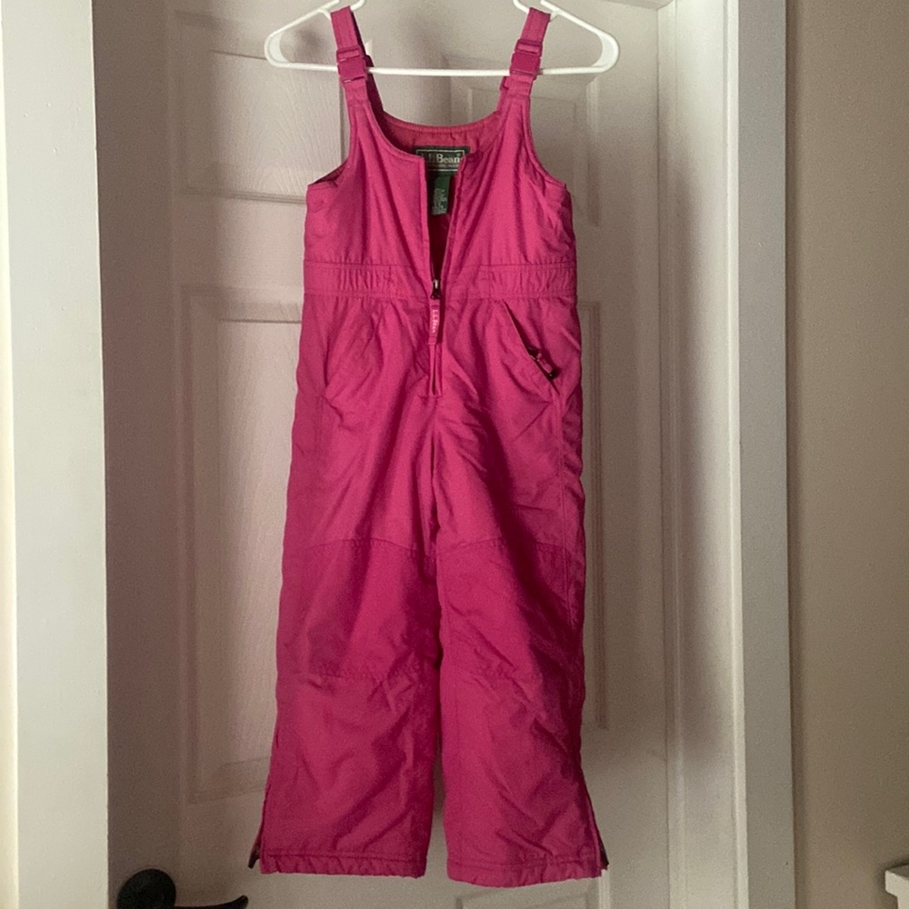 L.L. Bean Girls Snow Bibs